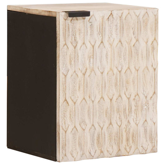 Mobile Appeso da Bagno con lo scaffale Bianco 38 x 33 x 48 cm | homemem39