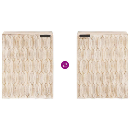 Mobile Appeso da Bagno con lo scaffale Bianco 38 x 33 x 48 cm