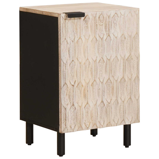 Mobile da Bagno Bianco 38 x 33 x 58 cm Legno di mango massello | homemem39