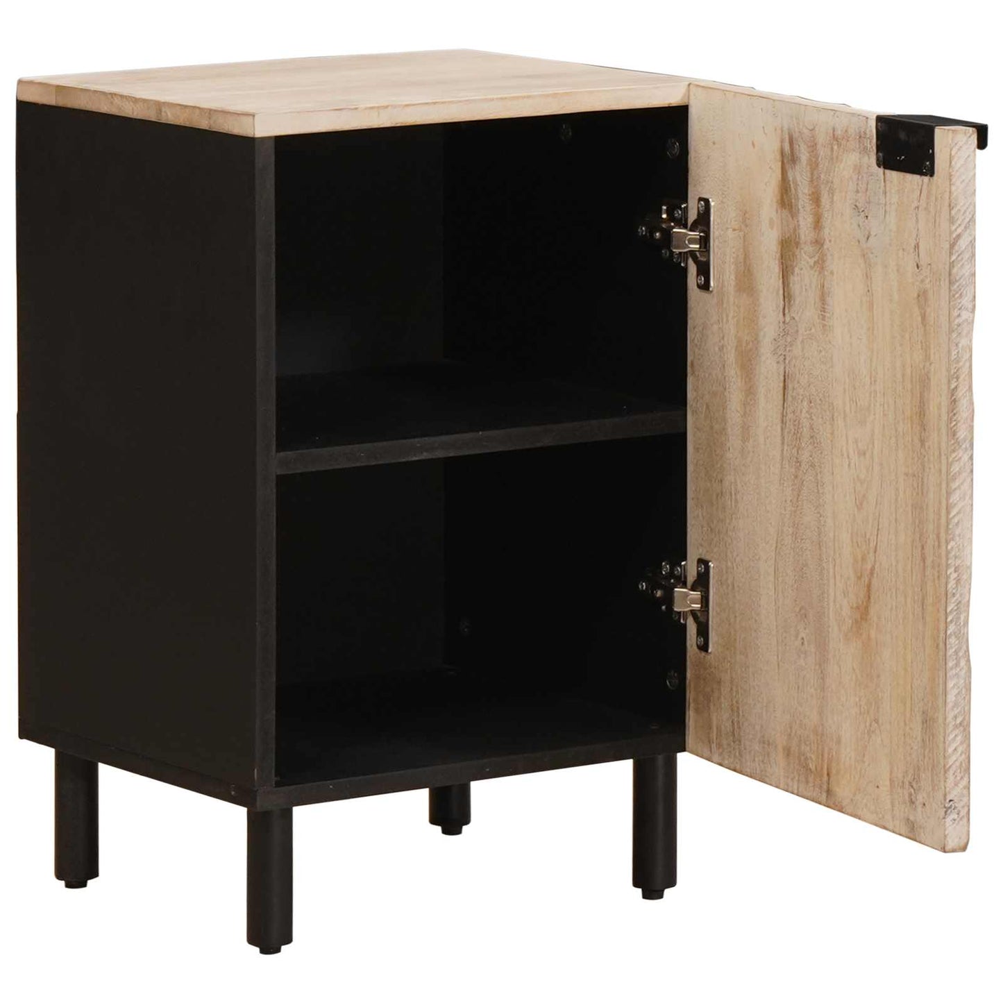 Mobile da Bagno Bianco 38 x 33 x 58 cm Legno di mango massello