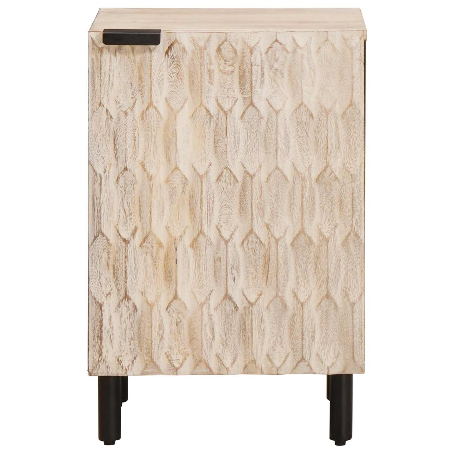 Mobile da Bagno Bianco 38 x 33 x 58 cm Legno di mango massello