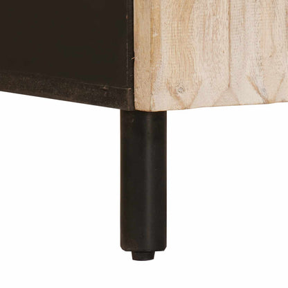 Credenza con porta Finitura Bianco Lavato 40 x 33 x 75 cm