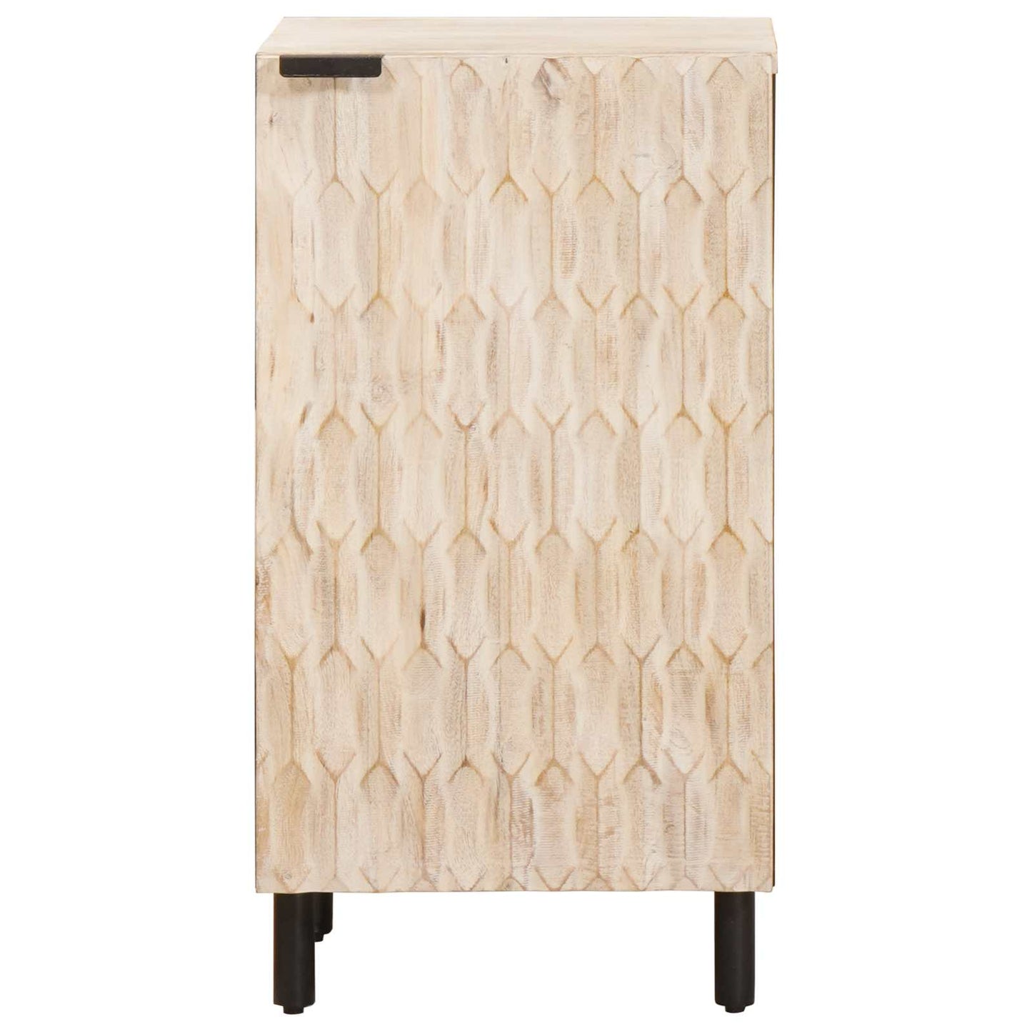 Credenza con porta Finitura Bianco Lavato 40 x 33 x 75 cm