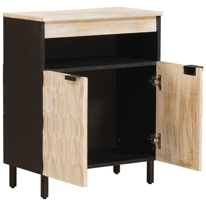 Credenza con porta Finitura Bianco Lavato 60 x 33 x 75 cm | homemem39