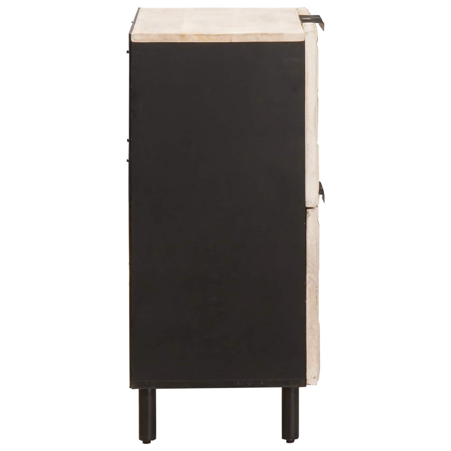 Credenza con porta Finitura Bianco Lavato 60 x 33 x 75 cm | homemem39