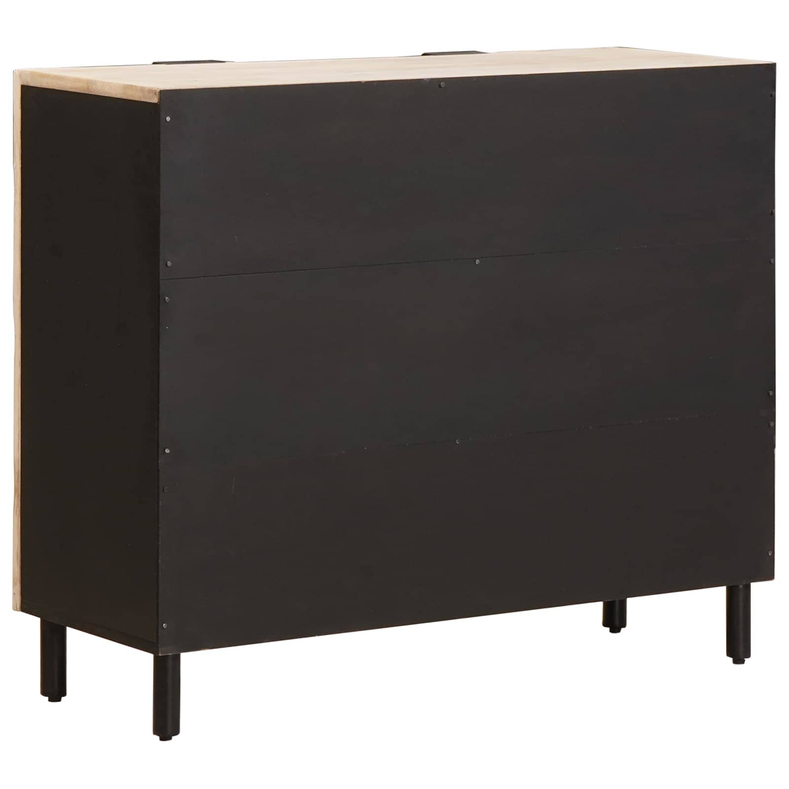 Credenza con lo scaffale Finitura Bianco Lavato 90 x 33 x 75 cm | homemem39