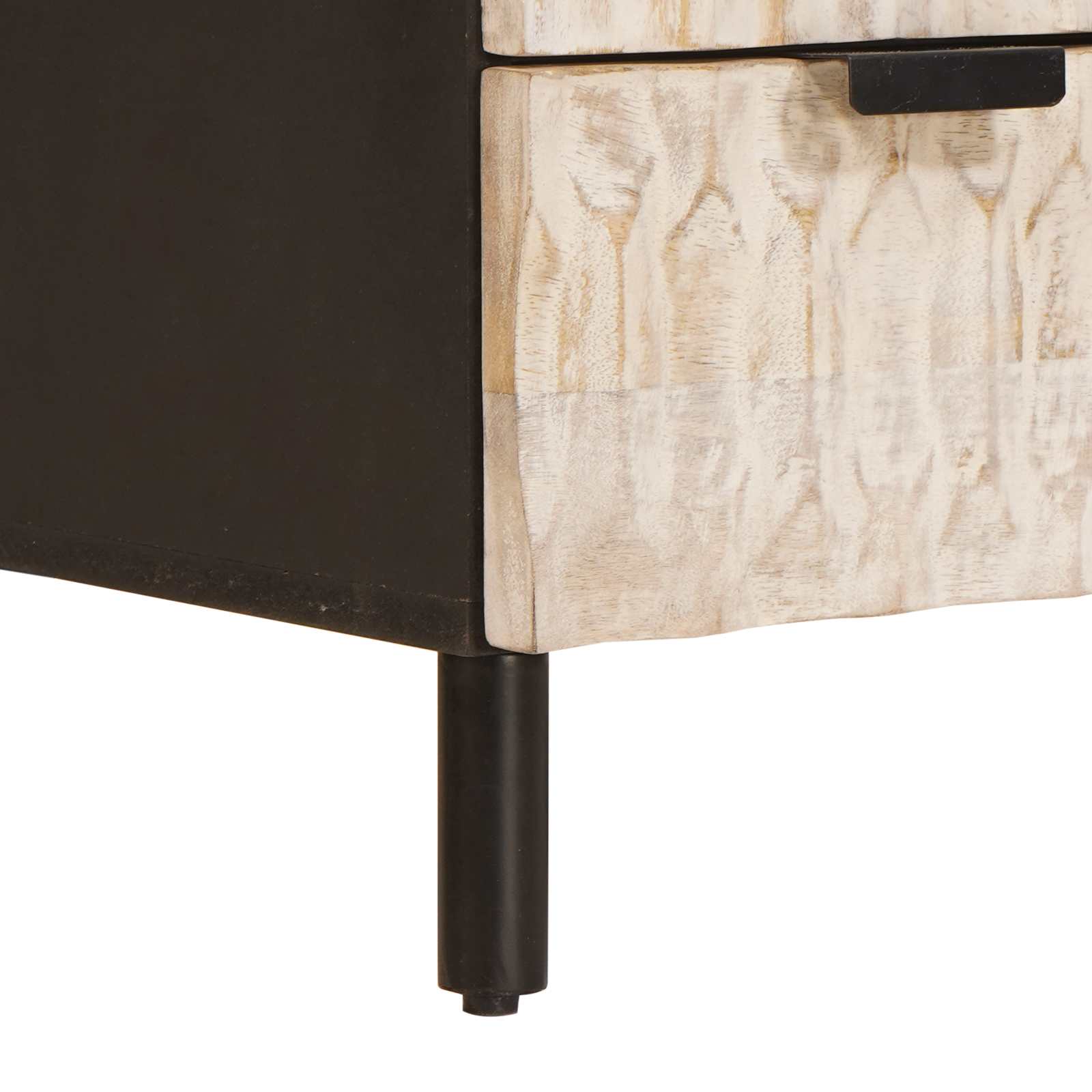 Credenza con cassetto Finitura Bianco Lavato 60 x 33 x 100 cm | homemem39