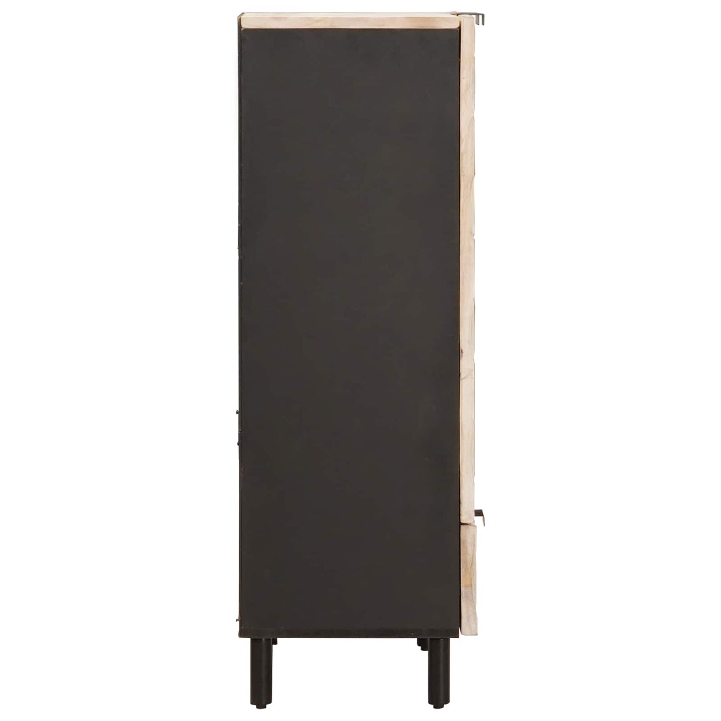 Credenza con cassetto Finitura Bianco Lavato 60 x 33 x 100 cm