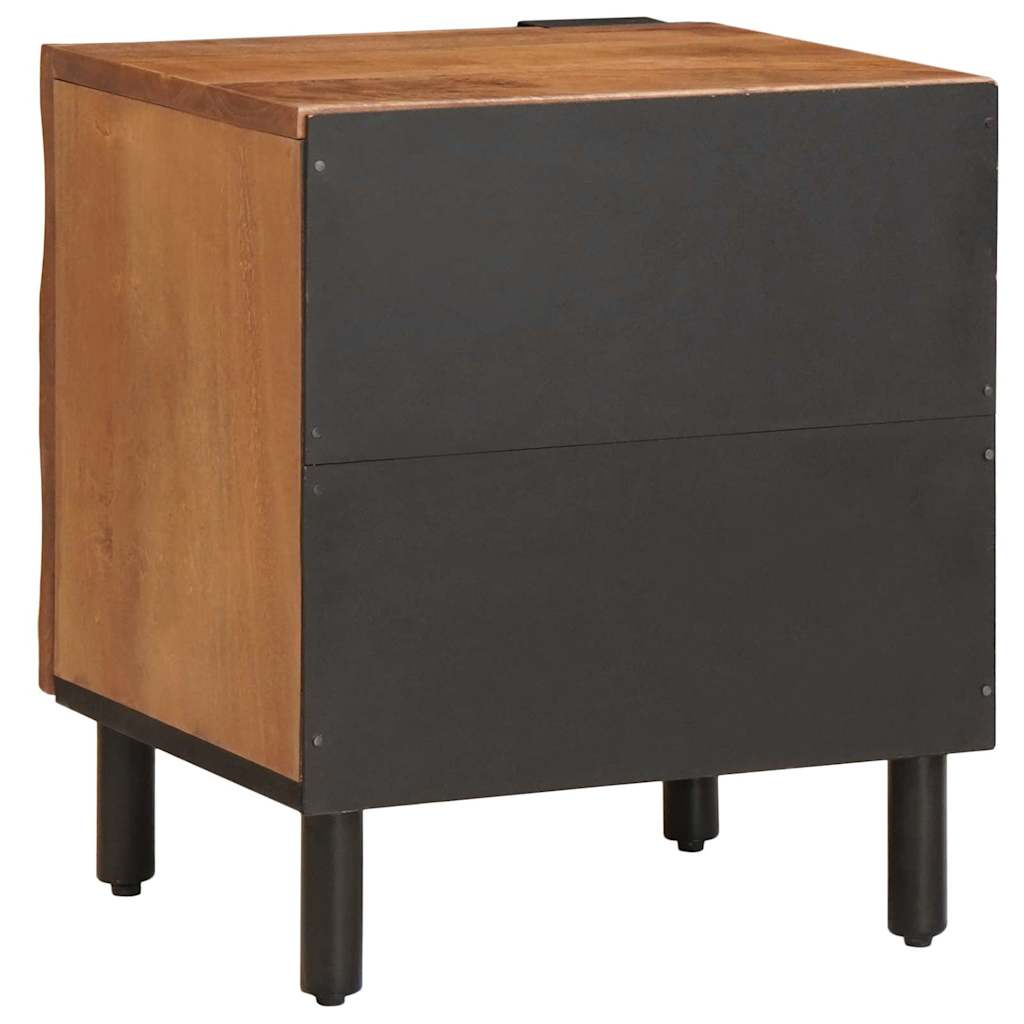 Armadio da Notte 2 pcs Marrone 40 x 33 x 46 cm | homemem39