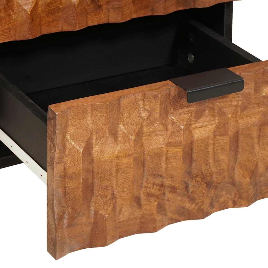 Armadio da Notte con cassetto Marrone 40 x 33 x 46 cm | homemem39