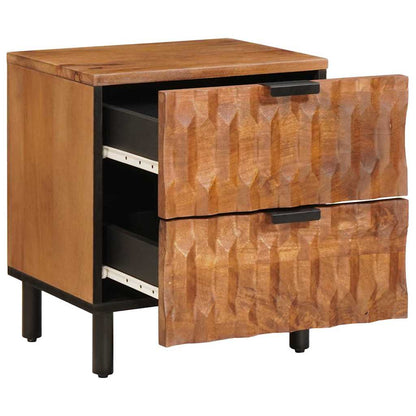 Armadio da Notte con cassetto Marrone 40 x 33 x 46 cm | homemem39
