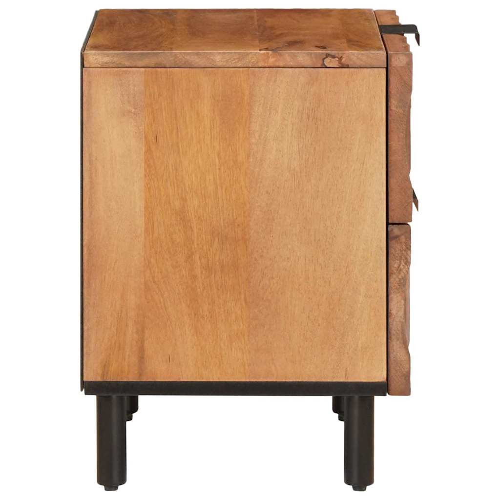 Armadio da Notte con cassetto Marrone 40 x 33 x 46 cm | homemem39