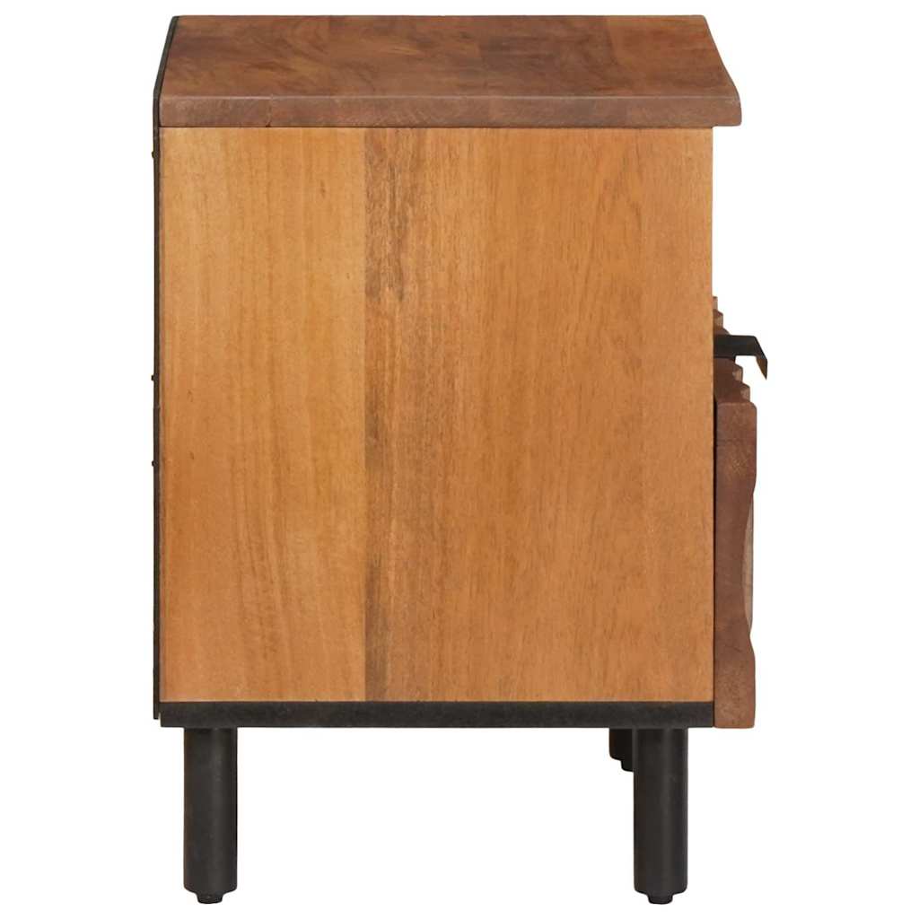 Armadio da Notte con cassetto Marrone 40 x 33 x 46 cm | homemem39