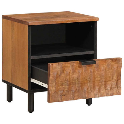 Armadio da Notte con cassetto 2 pcs Marrone 40 x 33 x 46 cm | homemem39