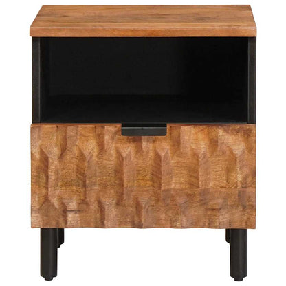 Armadio da Notte con cassetto 2 pcs Marrone 40 x 33 x 46 cm | homemem39