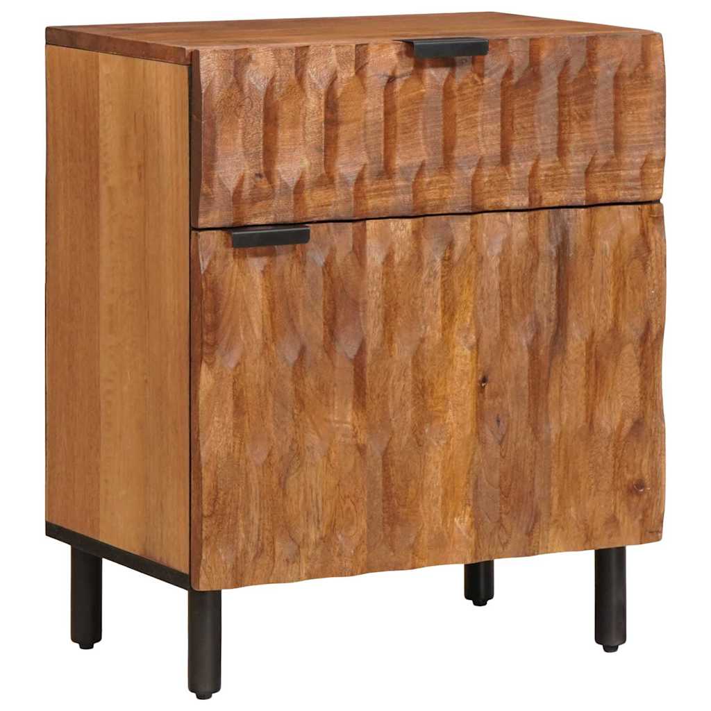Armadio da Notte con cassetto Marrone 50 x 33 x 60 cm | homemem39