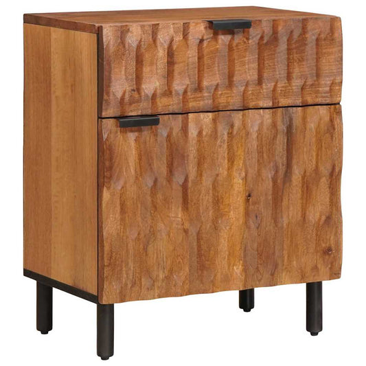 Armadio da Notte con cassetto Marrone 50 x 33 x 60 cm | homemem39