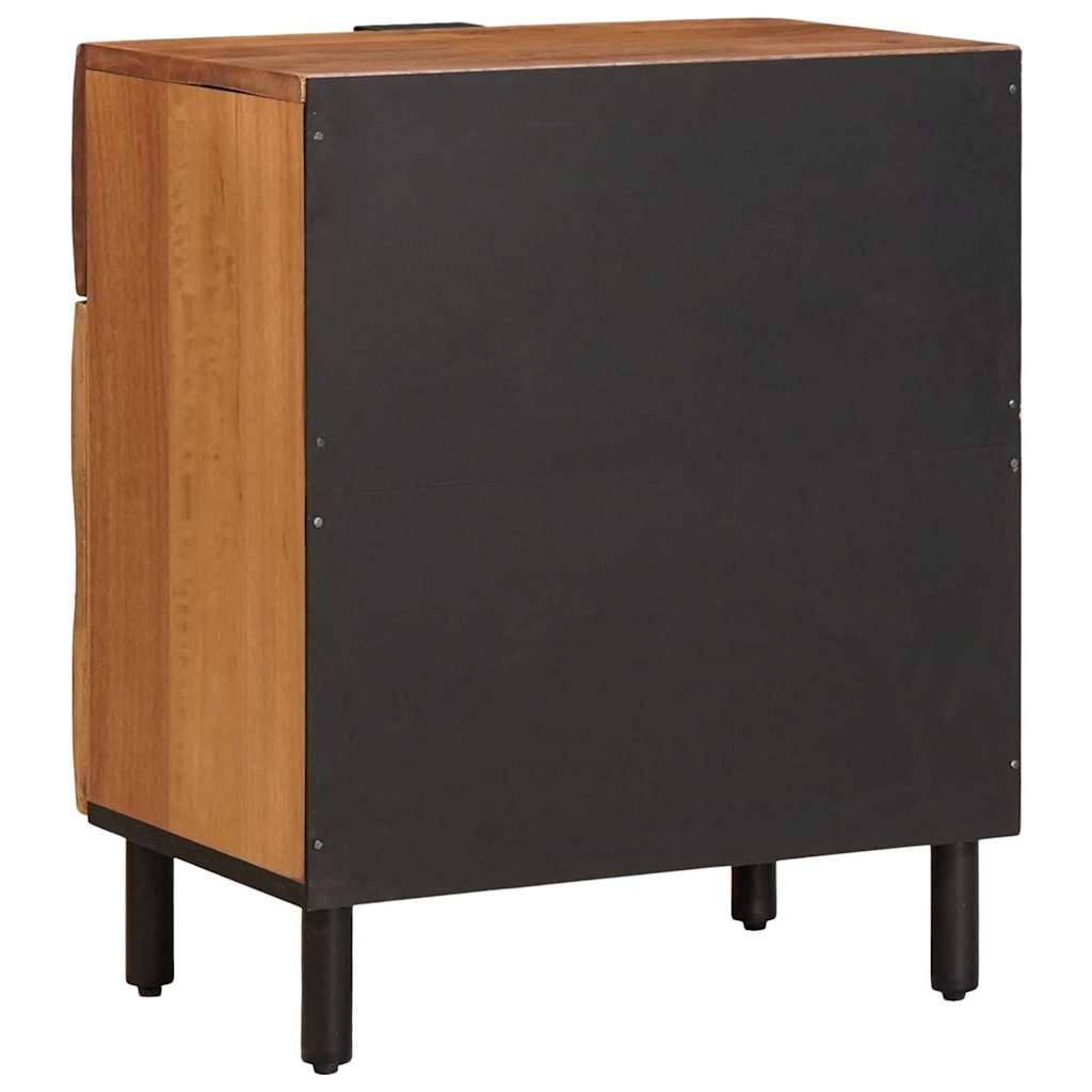Armadio da Notte con cassetto Marrone 50 x 33 x 60 cm | homemem39