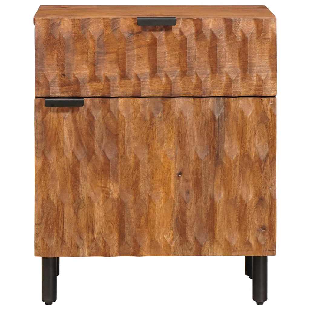 Armadio da Notte con cassetto Marrone 50 x 33 x 60 cm | homemem39