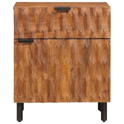 Armadio da Notte con cassetto Marrone 50 x 33 x 60 cm | homemem39