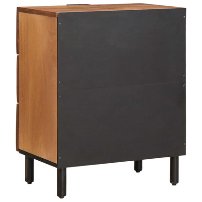 Armadio da Notte con cassetto Marrone 50 x 33 x 62 cm | homemem39