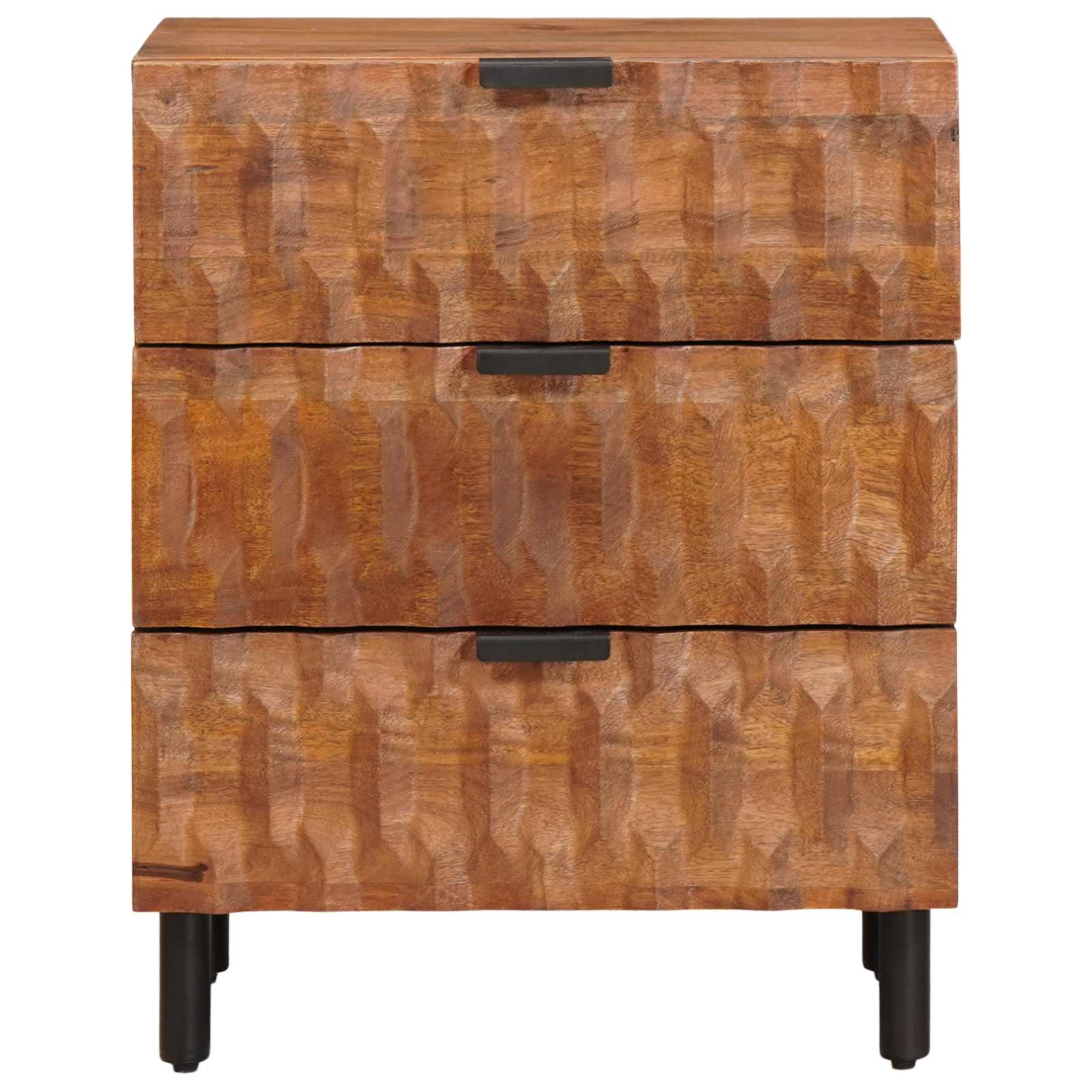 Armadio da Notte con cassetto Marrone 50 x 33 x 62 cm | homemem39