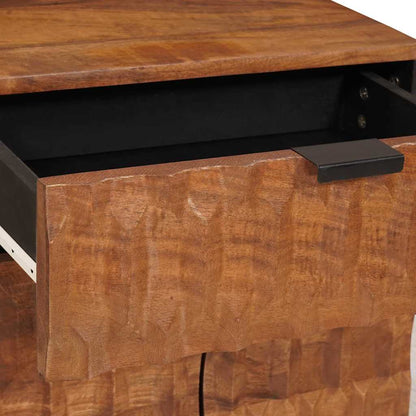 Armadio da Notte con cassetto Marrone 50 x 33 x 60 cm | homemem39