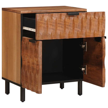 Armadio da Notte con cassetto Marrone 50 x 33 x 60 cm | homemem39