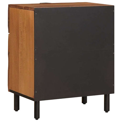 Armadio da Notte con cassetto Marrone 50 x 33 x 60 cm | homemem39
