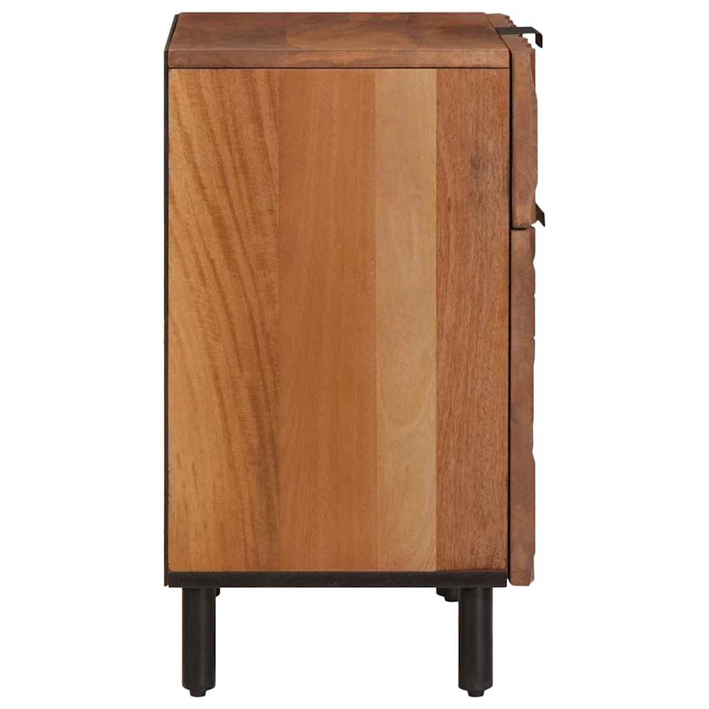 Armadio da Notte con cassetto Marrone 50 x 33 x 60 cm | homemem39