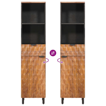 Mobile da Bagno con lo scaffale Marrone 38 x 33 x 160 cm | homemem39