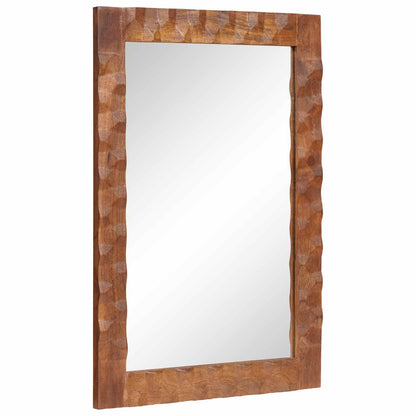 Specchio da bagno Finitura Marrone Acacia 50 x 70 x 2,5 cm | homemem39