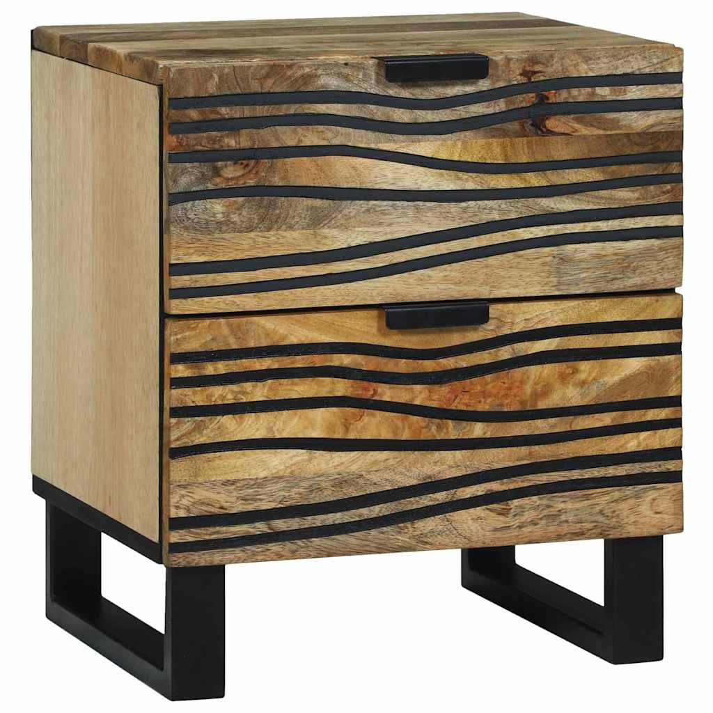 Armadio da Notte con cassetto 2 pcs Marrone 40 x 33 x 46 cm