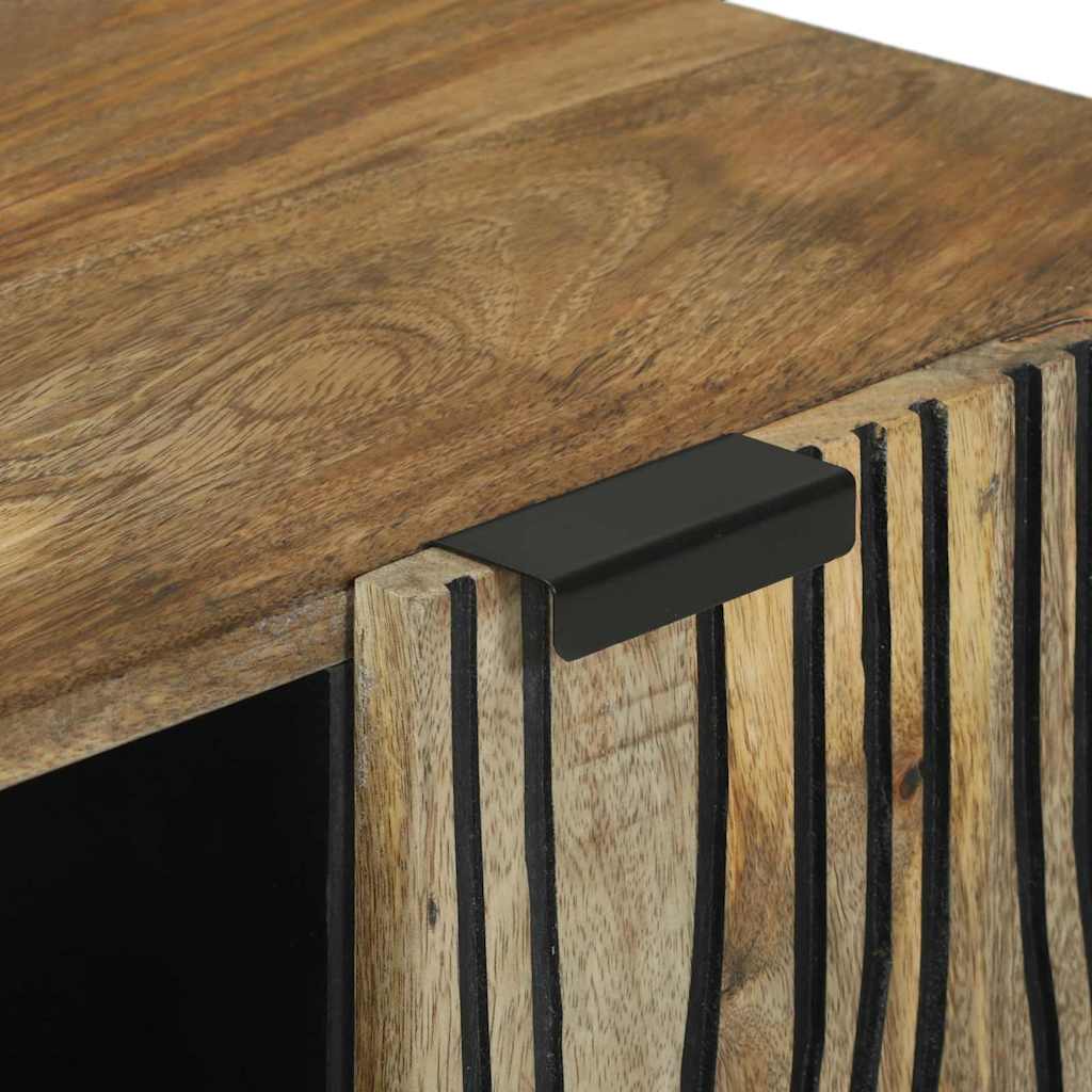 Mobile TV Marrone 105 x 33 x 46 cm legno massello di mango