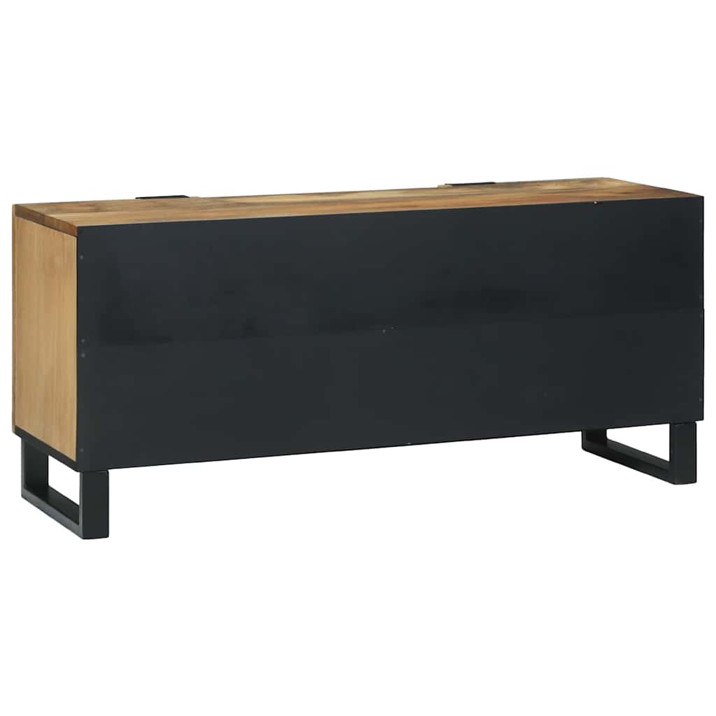 Mobile TV Marrone 105 x 33 x 46 cm legno massello di mango