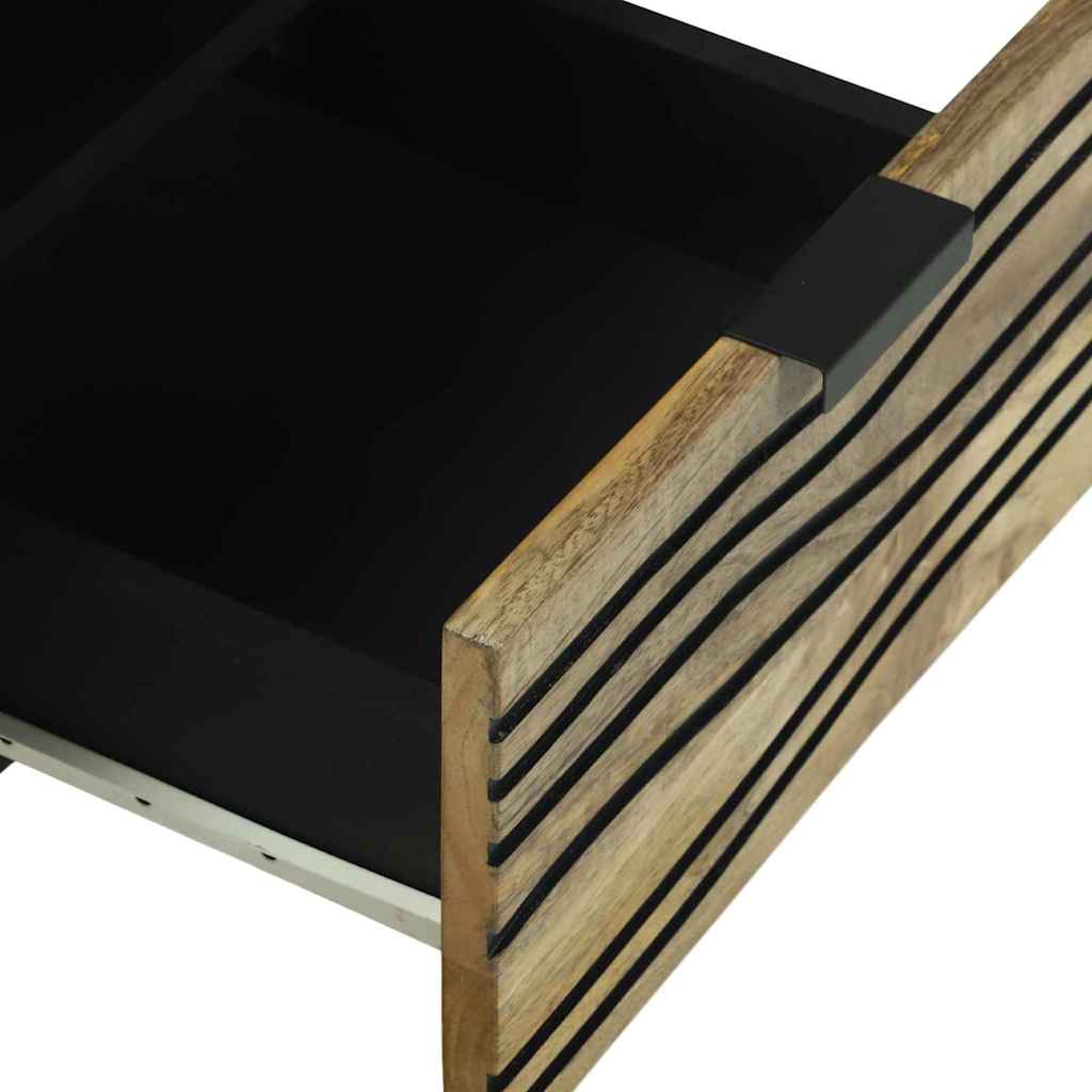 Mobile TV Marrone 70 x 33 x 46 cm legno massello di mango