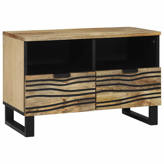 Mobile TV Marrone 70 x 33 x 46 cm legno massello di mango