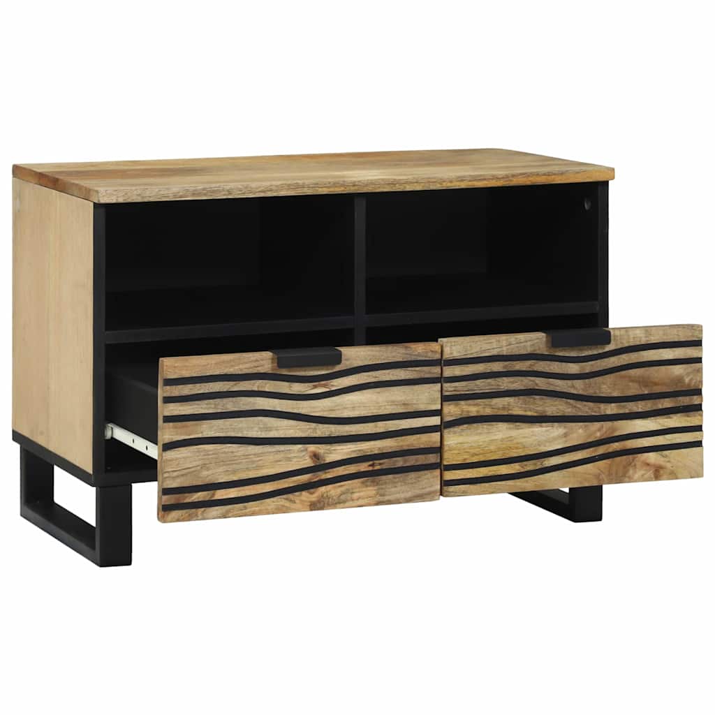 Mobile TV Marrone 70 x 33 x 46 cm legno massello di mango