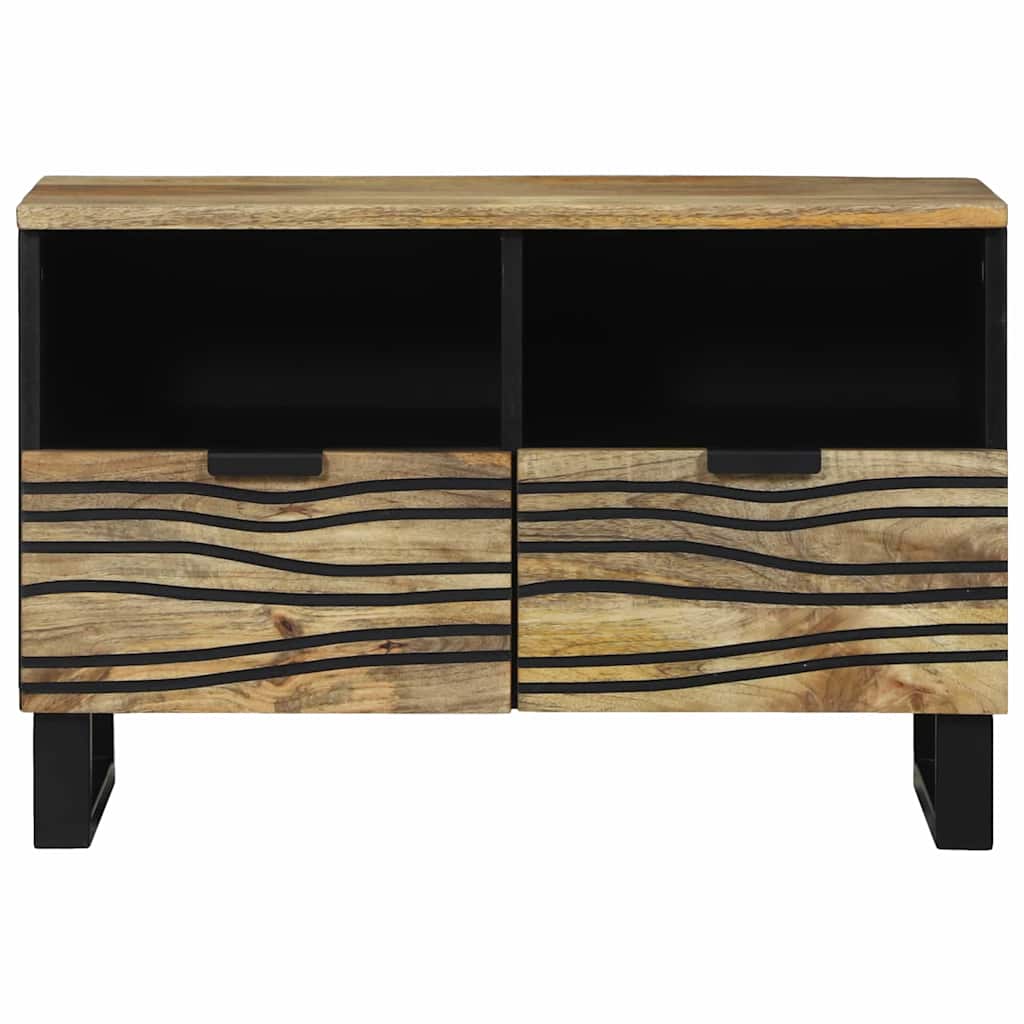Mobile TV Marrone 70 x 33 x 46 cm legno massello di mango