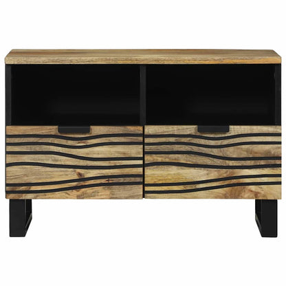 Mobile TV Marrone 70 x 33 x 46 cm legno massello di mango