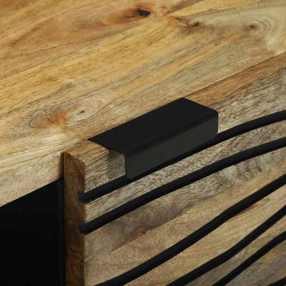 Tavolino da salotto Marrone e Nero 80 x 50 x 40 cm | homemem39