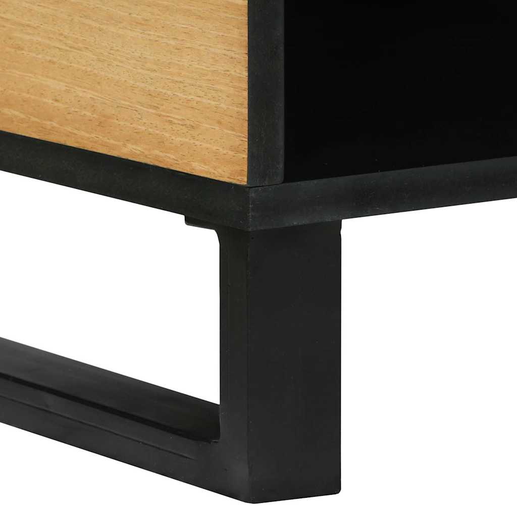 Tavolino da salotto Marrone e Nero 80 x 50 x 40 cm | homemem39