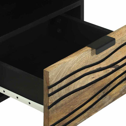 Armadio da Notte con cassetto Marrone 40 x 33 x 46 cm