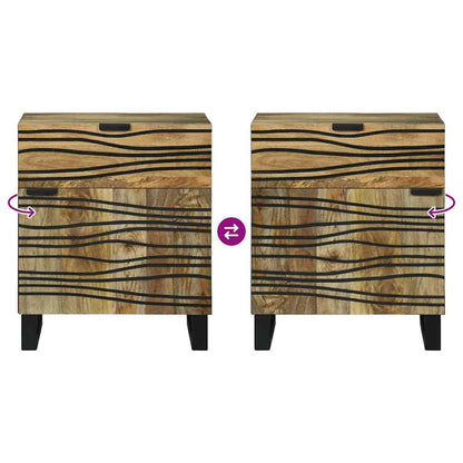 Armadio da Notte con cassetto Marrone 50 x 33 x 60 cm