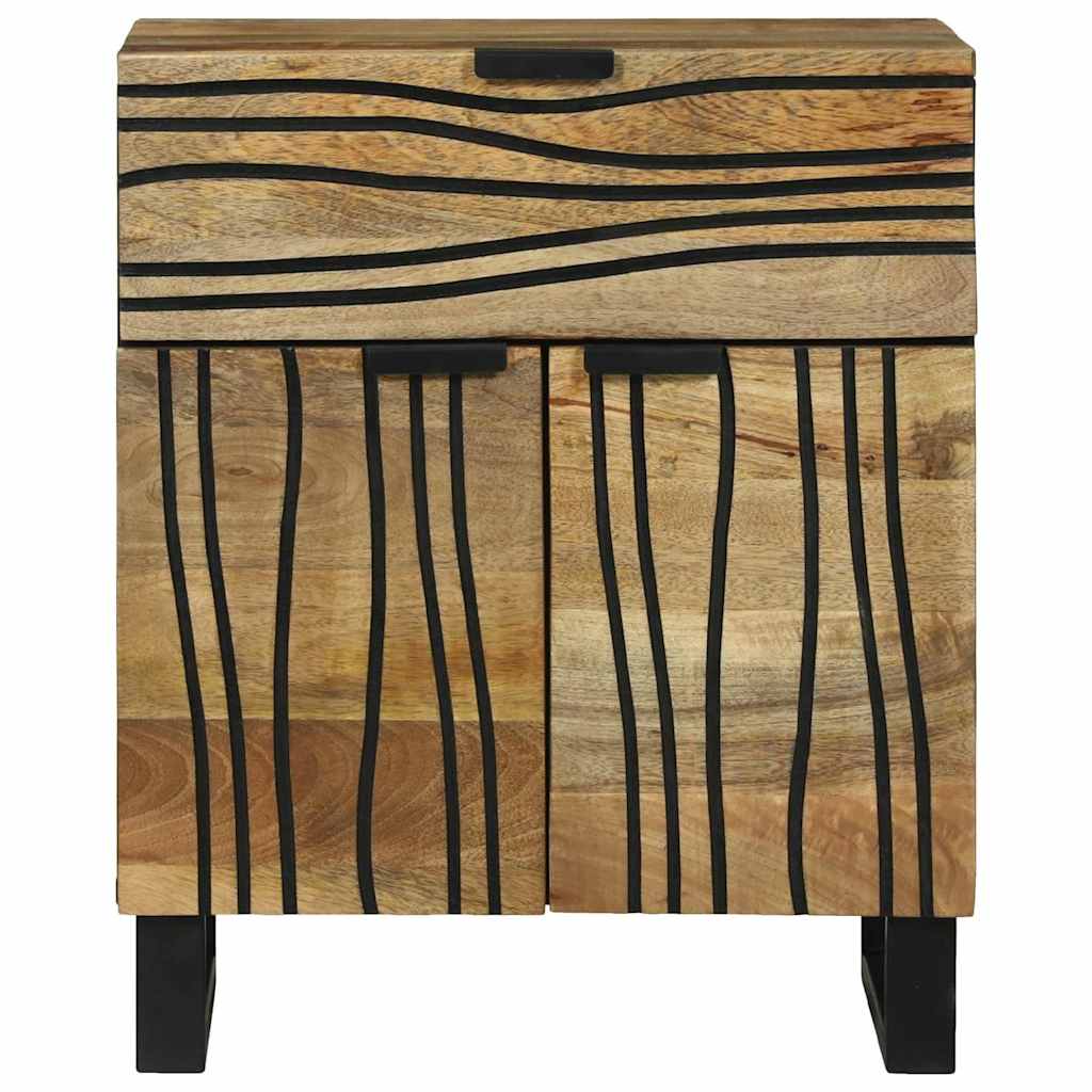 Armadio da Notte con cassetto Marrone 50 x 33 x 60 cm