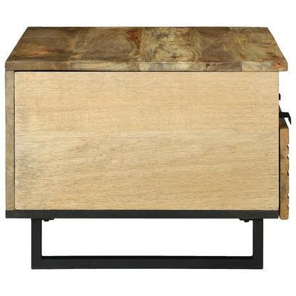 Tavolino da salotto con cassetto Marrone e Nero 80 x 54 x 40 cm | homemem39