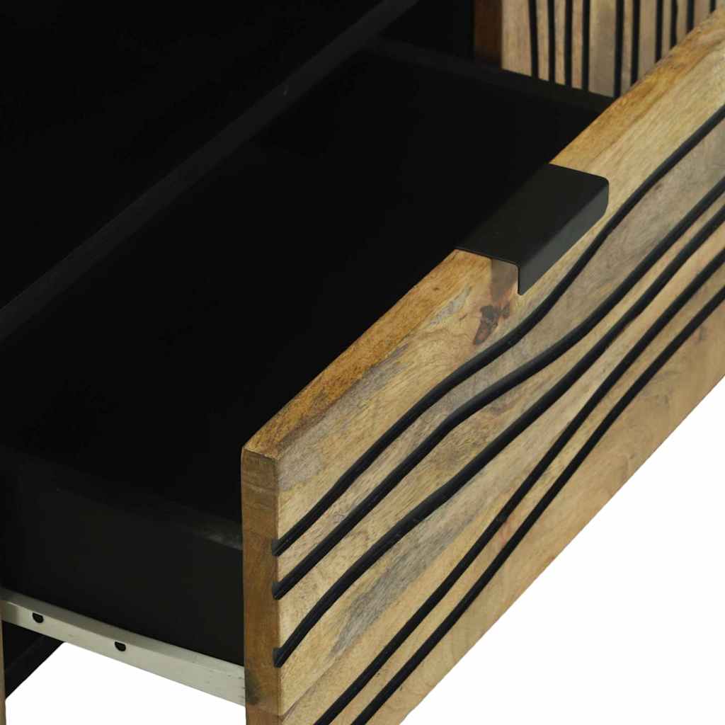 Mobile TV Marrone 105 x 33 x 46 cm legno massello di mango