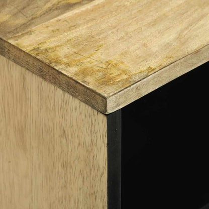 Mobile TV Marrone 80 x 33 x 46 cm legno massello di mango