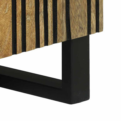 Mobile TV Marrone 80 x 33 x 46 cm legno massello di mango