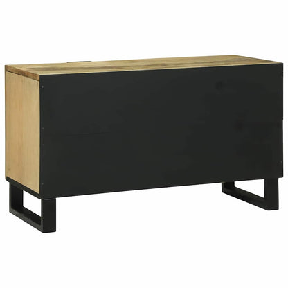 Mobile TV Marrone 80 x 33 x 46 cm legno massello di mango